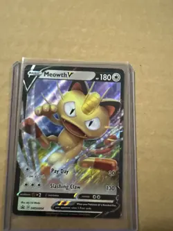 Meowth V SWSH004 SWSH: Sword & Shield Promo Cards Promo NM - Image 5