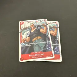 One Piece Card Game Benn.Beckman OP09-009 SR English Playset X2 - Image 1