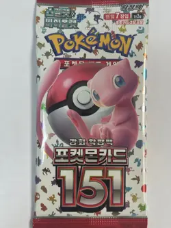 Korean Pokemon Scarlet & Violet "Pokemon Card 151" sv2a Booster Pack 1pack - Image 1