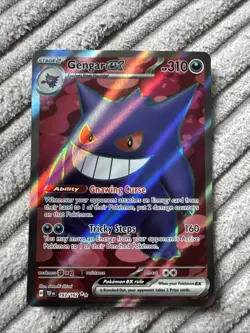 Gengar EX Holo Pokemon Card 193/162 Sv05: Temporal Forces - Image 1