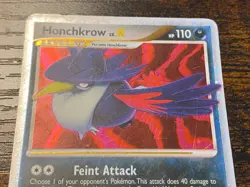 Pokemon TCG Honchkrow LV.X Holo Rare Card Secret Wonders 132/132 PL - Image 4