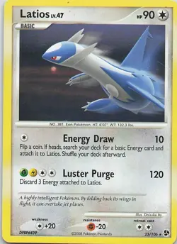 Latios Great Encounters Non Holo Rare 23/106 Diamond & Pearl Pokemon TCG Card - Image 1