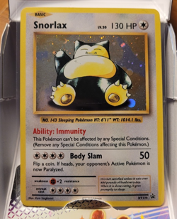 Pokemon TCG Snorlax XY179 Holo Promo Card Black Star Promos NM - Image 1