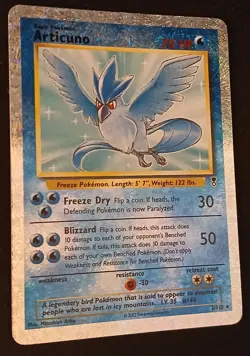 Articuno #2/110 Reverse Holo Pokemon TCG Card Legendary Collection 2002 - Image 1