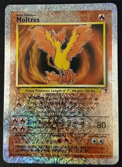 Moltres #30/110 Reverse Holo Pokemon TCG Card Legendary Collection 2002 - Image 3
