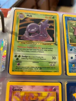 Vintage Pokemon Card Collection Binder 150+ Cards- 100+ Different- with Holo MuK - Image 2
