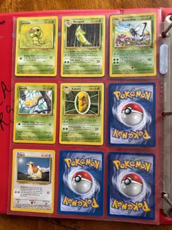 Vintage Pokemon Card Collection Binder 150+ Cards- 100+ Different- with Holo MuK - Image 4