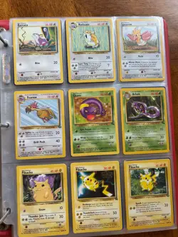 Vintage Pokemon Card Collection Binder 150+ Cards- 100+ Different- with Holo MuK - Image 5