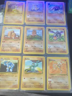 pokemon cards lot vintage bulk 250 Cards. Base Set, Fossil, Jungle, Neo Genesis. - Image 2