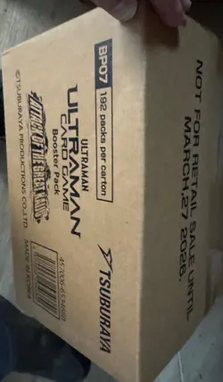 Ultraman Card Game Booster Box case attack of the great Kalju 8 boxes - Image 1