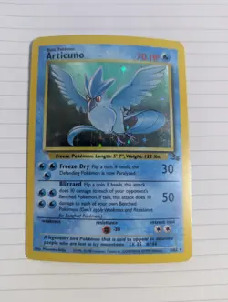 Pokemon TCG Articuno Holo Rare Card 2/62 Fossil - Image 1