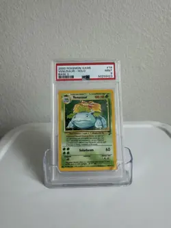 PSA 9 VENUSAUR-HOLO 2000 POKEMON BASE SET 2 #18 Mint WOTC Card - Image 2