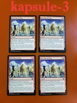 4x First Day of Class | Strixhaven School of Mages | MTG Magic Cards - Image 1