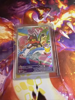 Pokemon Card Litten MEP 044 First Partner Illustration Promo 30th Anniversary NM - Image 1
