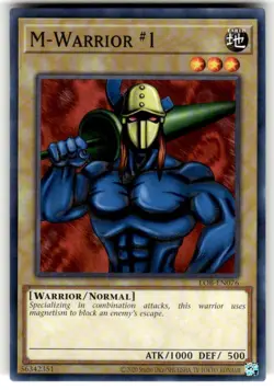 YuGiOh! - M-Warrior #1 LOB-EN076 Common 25th Anniversary Edition Near Mint - Image 1