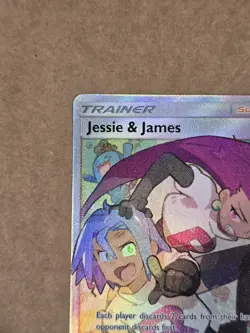 Pokemon TCG Hidden Fates Trainer Jesse and James Ultra Rare Full Art Card 68/68 - Image 2