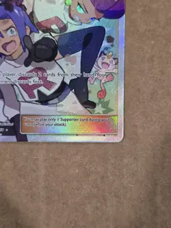 Pokemon TCG Hidden Fates Trainer Jesse and James Ultra Rare Full Art Card 68/68 - Image 4