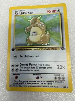 Jungle #05/64 Kangaskhan Holo Pokemon Card - Image 1