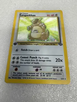 Jungle #05/64 Kangaskhan Holo Pokemon Card - Image 3