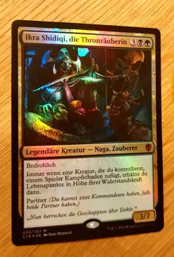 Mtg Magic: FOIL Ikra Shidiqi, die Thronrauberin / the Usurper, DEUTSCH Commander - Image 2