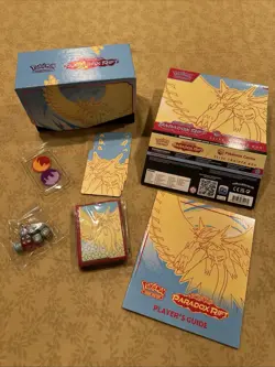 2 Pokemon Elite Trainer Box ETB Paradox Rift 1-Pink & 1-Yellow Pokemon No Cards - Image 1