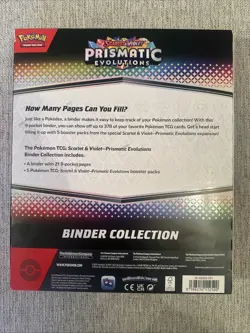 Pokemon TCG: Scarlet & Violet—Prismatic Evolutions Binder Collection *NEW* - Image 2