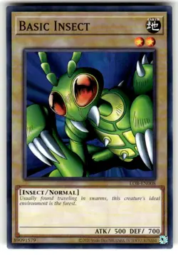 Yugioh! Basic Insect - LOB-EN008 - Common - Unlimited 25th Anniversary Edition - Image 1