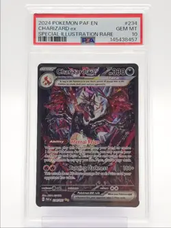 CHARIZARD EX 2024 POKEMON PALDEAN SPECIAL ILLUSTRATION RARE 234 PSA 10 Q0878 - Image 1