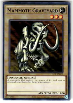 YuGiOh! - Mammoth Graveyard LOB-EN009 Common 25th Anniversary Edition Near Mint - Image 1
