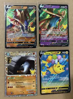 Pokemon Celebrations Lot. Pikachu, Zacian, Zamazenta, Donphan - Image 1