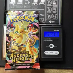 Heavy- 22.76g -22.71g Pokemon Sleeved Booster Pack Lot (5 total) - Image 3