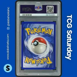 1999 POKEMON BASE SET UNLIMITED #7/102 HITMONCHAN HOLO RARE PSA 8 - Image 2