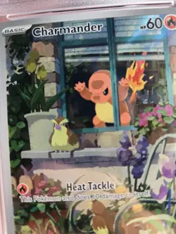 PSA 8 2023 POKEMON SVP EN-SV BLACK STAR PROMO #044 CHARMANDER NM-MT POKEMON - Image 4