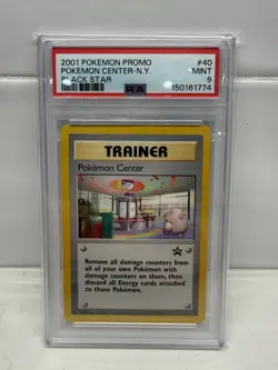 Pokemon Center-N.Y. Pokemon Promo Black Star 40 NM PSA MINT 9 - Image 5