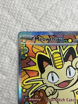 2026 Pokemon Perfect Order Meowth EX SIR 121/088 Free Shipping - Image 2