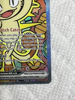 2026 Pokemon Perfect Order Meowth EX SIR 121/088 Free Shipping - Image 4
