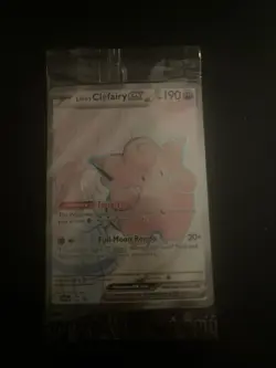 Pokemon LILLIE'S CLEFAIRY EX SVP 195 Journey Together PROMO - Sealed - Image 1