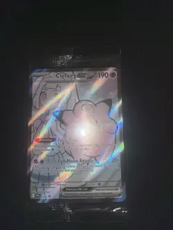 Pokemon LILLIE'S CLEFAIRY EX SVP 195 Journey Together PROMO - Sealed - Image 3