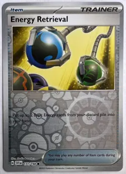 Energy Retrieval 171/198 Common Scarlet & Violet Pokemon Reverse Holo LP - Image 1