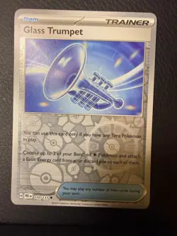 Glass Trumpet SV: Prismatic Evolutions Reverse Holo 110/131 NM/M Pokemon - Image 1