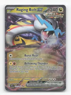 Pokemon TCG - Raging Bolt ex 123/162 Near Mint Double Rare Temporal Forces - Image 1