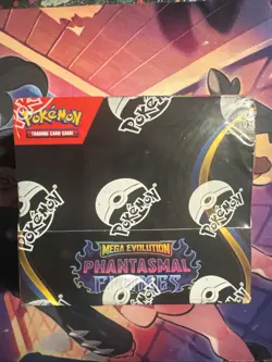 Pokemon Mega Evolution Phantasmal Flames Booster Box - SMALL TEAR!!! - Image 1