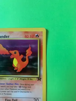 Charmander 50/82 | Team Rocket 1st Edition | Pokemon TCG Common NM/ LP - Image 3