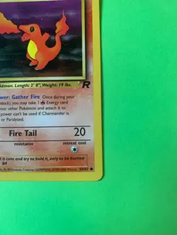 Charmander 50/82 | Team Rocket 1st Edition | Pokemon TCG Common NM/ LP - Image 4