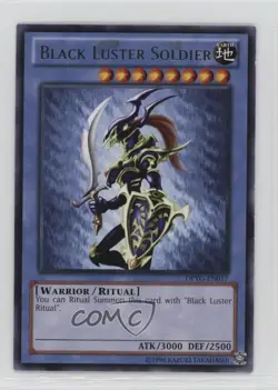 Black Luster Soldier Unlimited YuGiOh Yugi Moto Duelist Pack #DPYG-EN017 2009 - Image 1