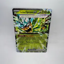 Teal Mask Ogerpon ex 025/167 Double Rare Twilight Masquerade Pokemon Holo NM - Image 1