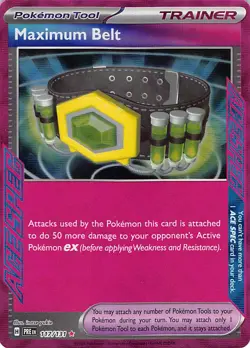 Maximum Belt 117/131 ACE SPEC Rare Prismatic Evolutions Pokemon Near Mint - Image 1
