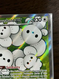 Pokemon TCG Maushold ex 233/182 SV04 Paradox Rift Ultra Rare Full Art Holo NM - Image 4