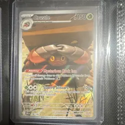 Pokemon TCG Crustle SV10 Destined Rivals 186/182 Illustration Rare Holo 150 HP - Image 1