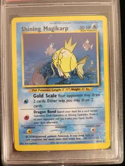 Shining Magikarp Holo 66/64 Neo Revelation PSA 9 Mint 9 Pokemon 2001 - Image 2